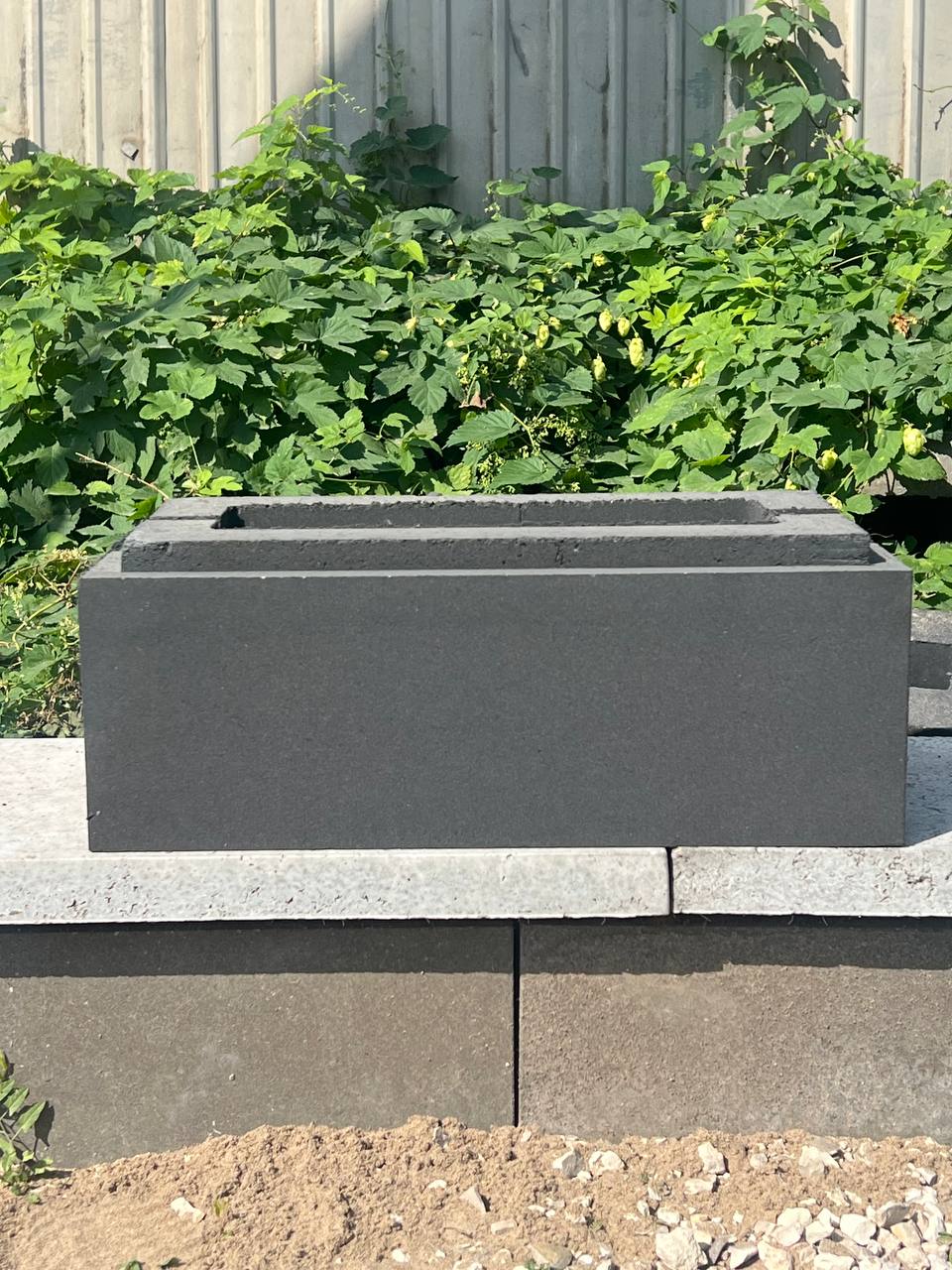 Забор из бетонных блоков — проект _ | ПрохорГрупп